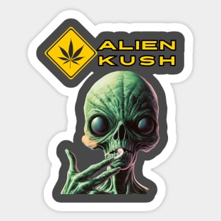 Alien Kush Zone Sticker